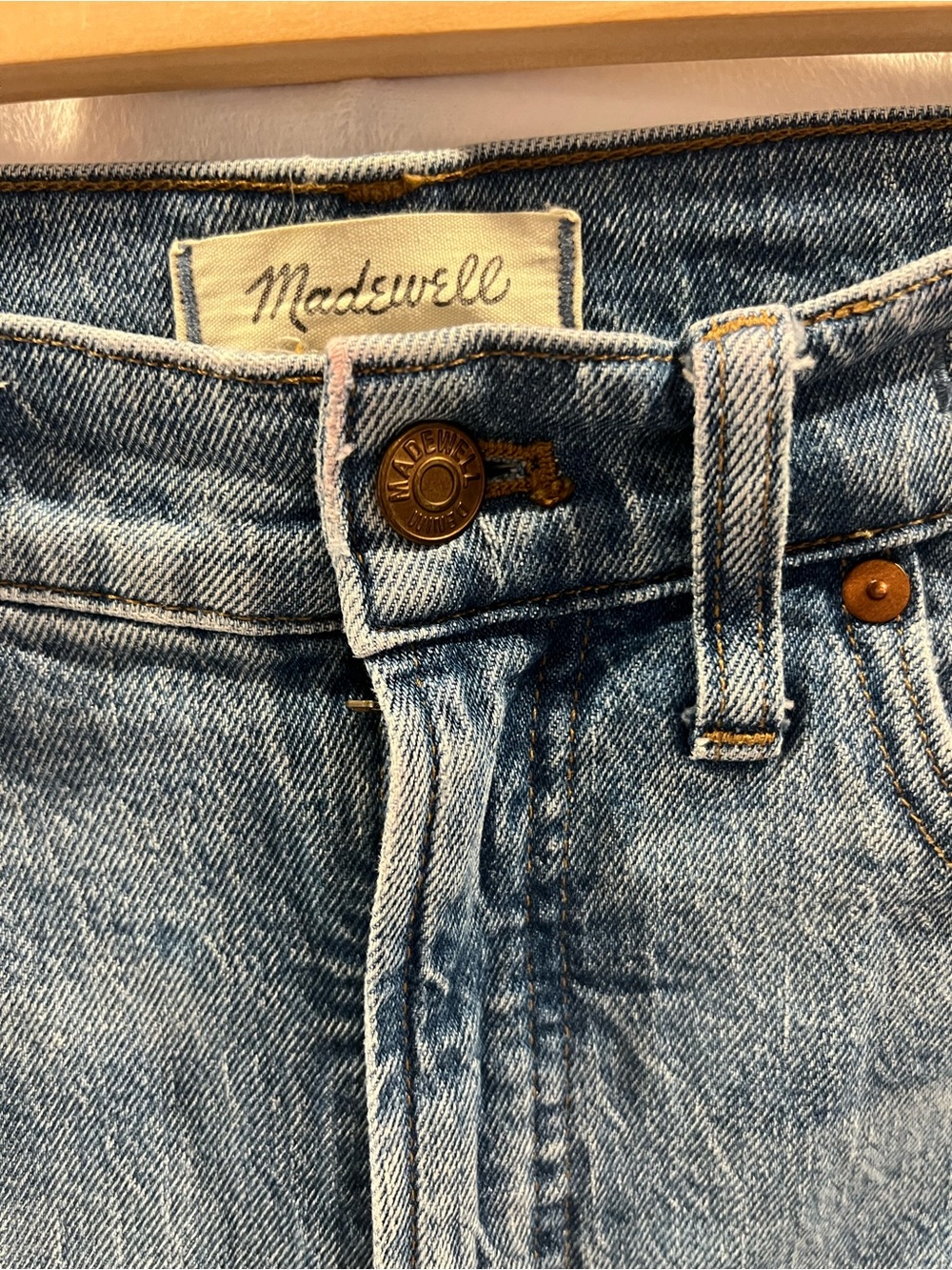 Madewell the Perfect Vintage Wide Leg Cropped Jeans Medium Wash - Picture 5 of 13